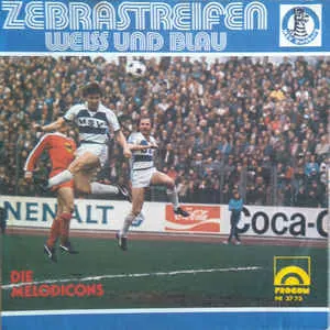 Zebrastreifen Weiß Und Blau