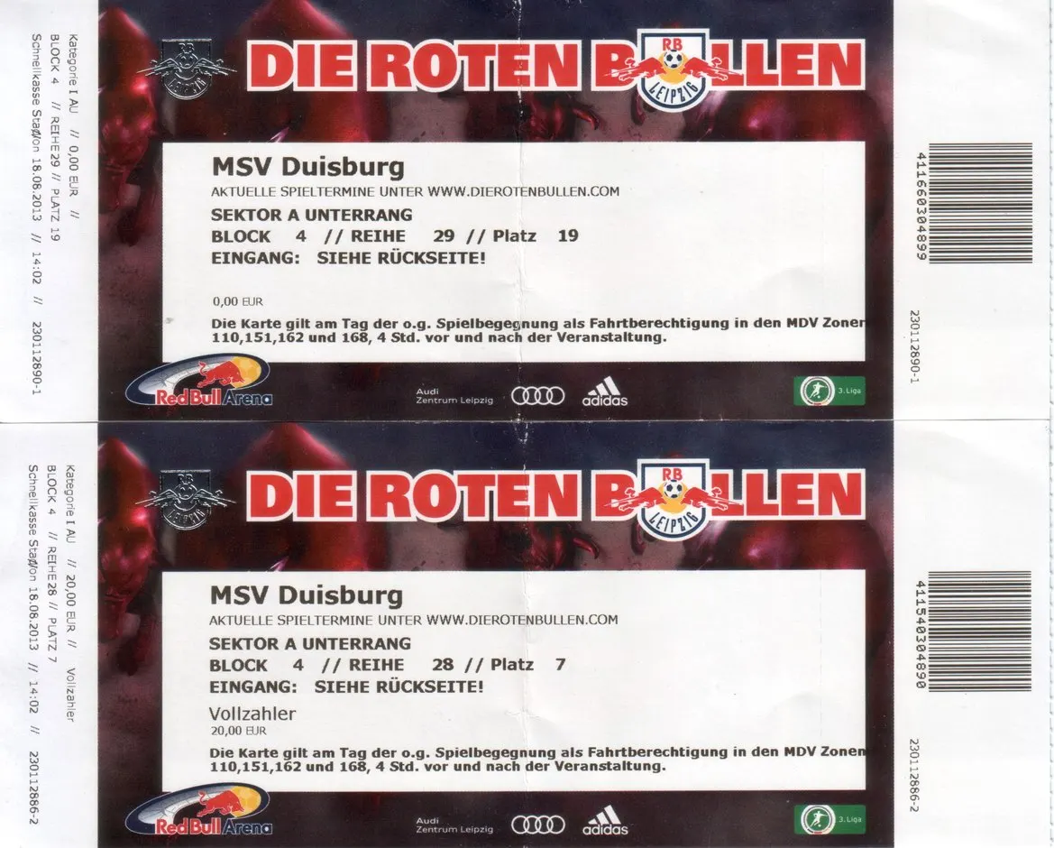 Rb Leipzig Ticket