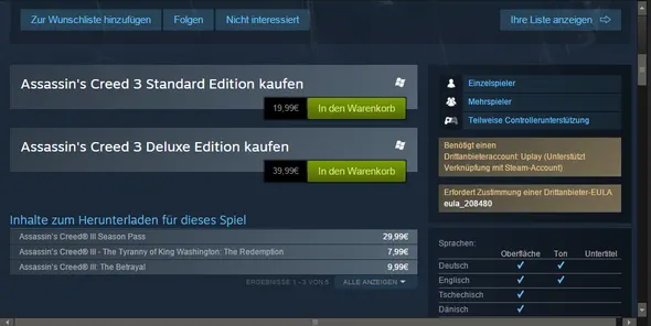 Uplay Spiel Reparieren