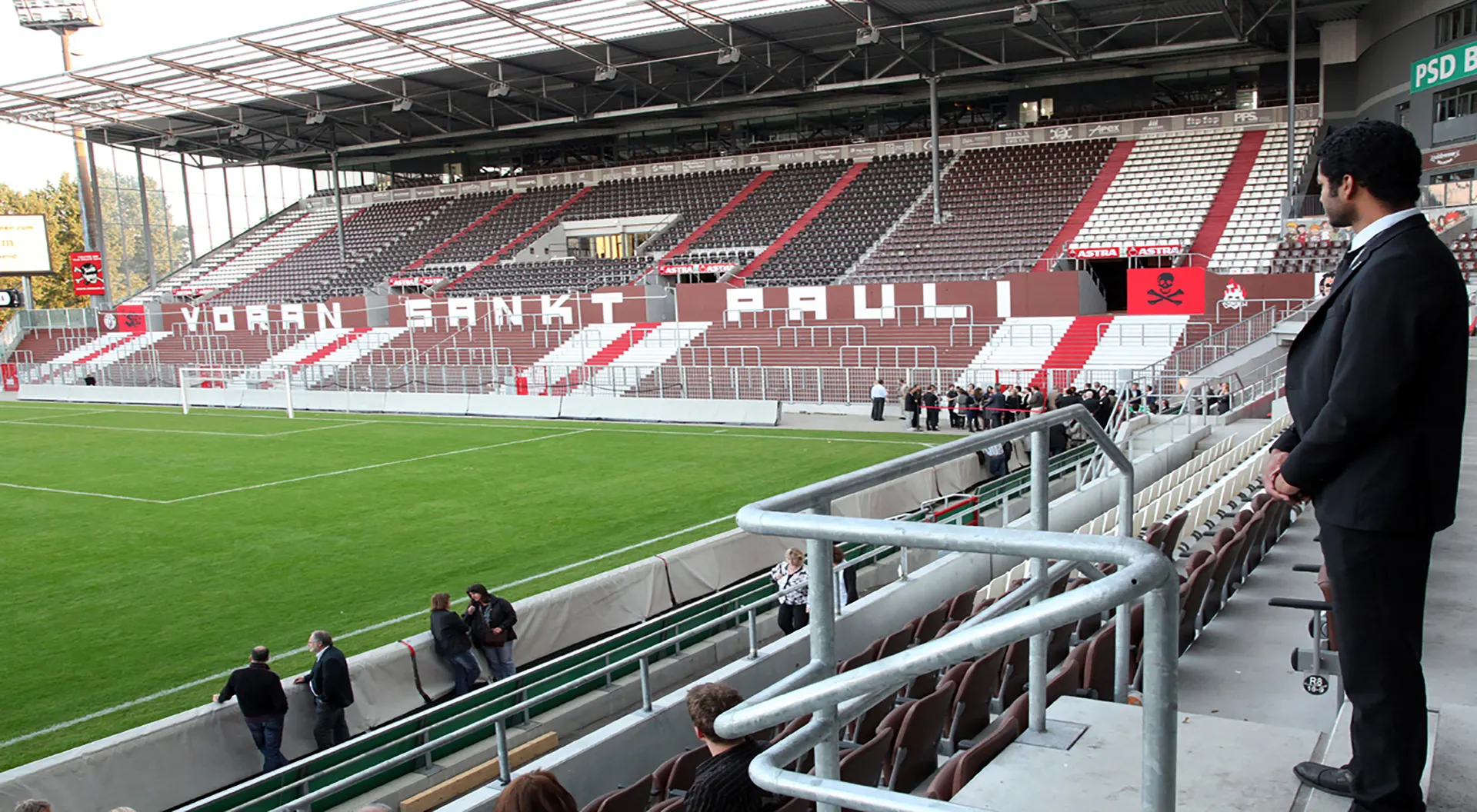 St Pauli Stadion Gästeblock